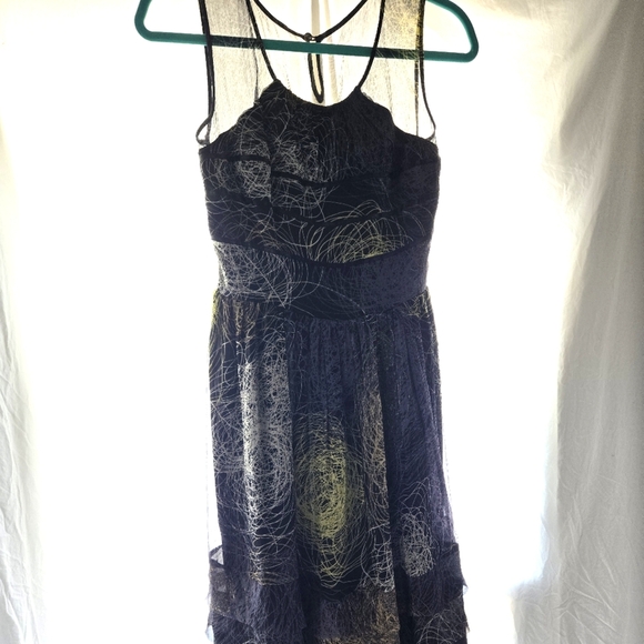 Beautiful Silk Scribble Dress EUC - Picture 8 of 11